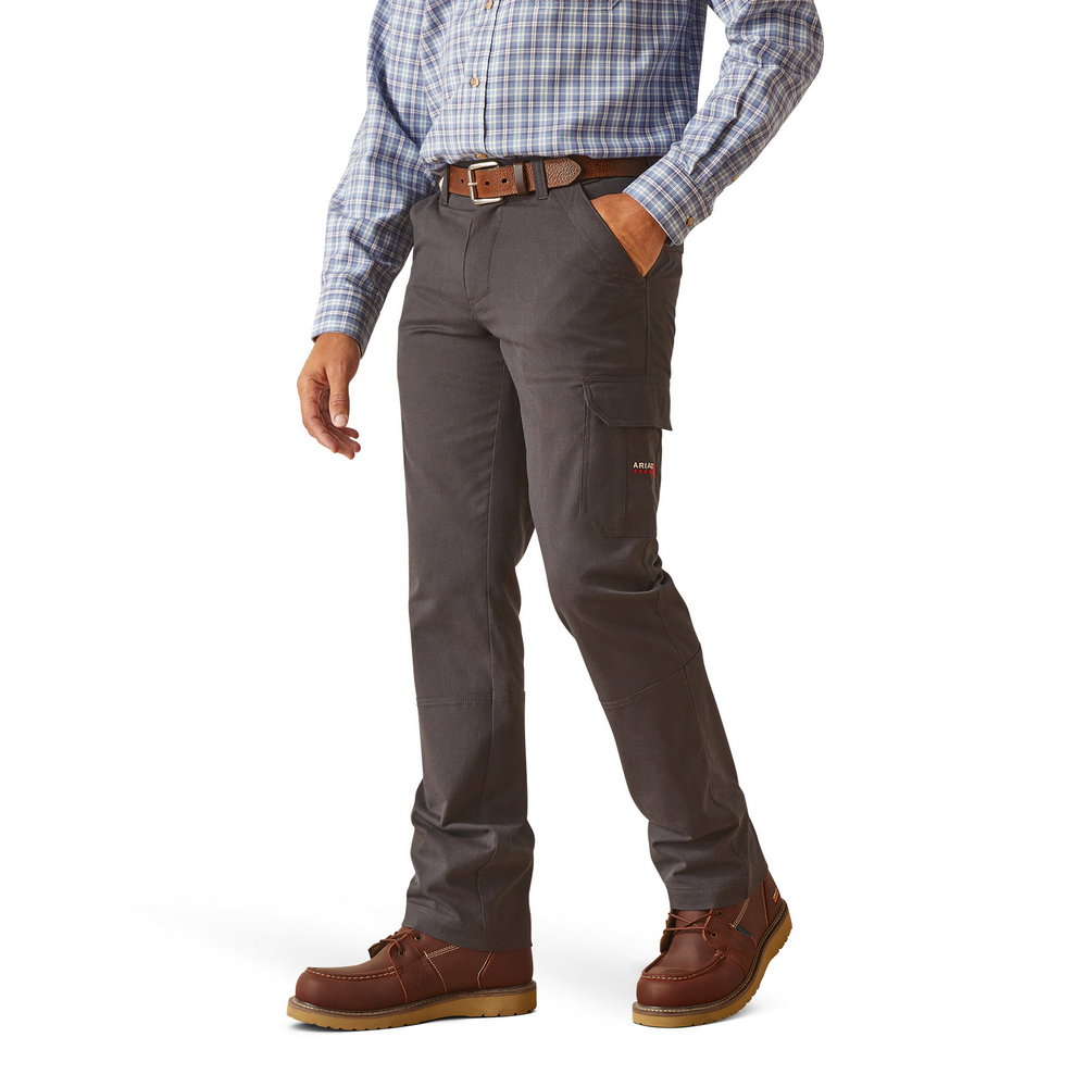 Fr M7 Slim  Duralight Stretch Ripstop Straight Pant - 010-Charcoal | Ariat 10048192