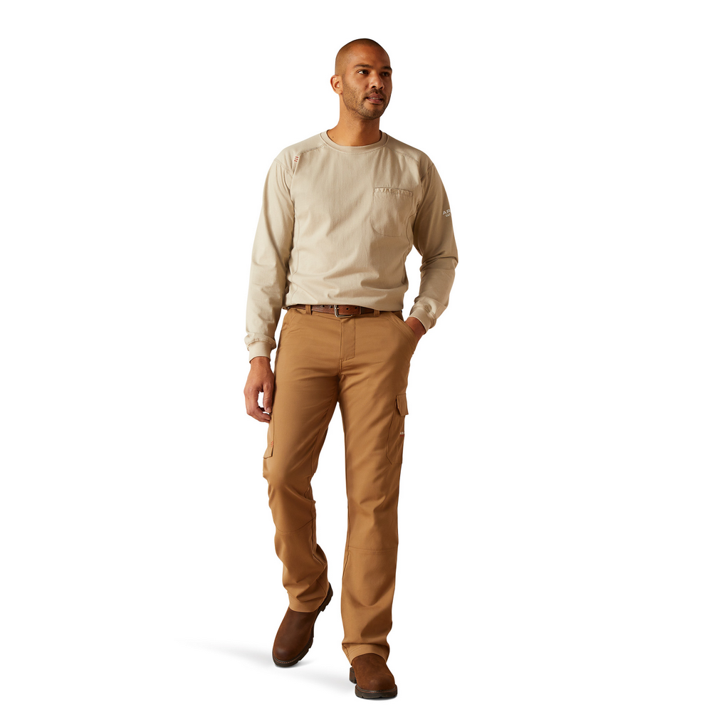 Fr M7 Slim  Duralight Stretch Ripstop Straight Pant - 250-Field Khaki | Ariat 10048193