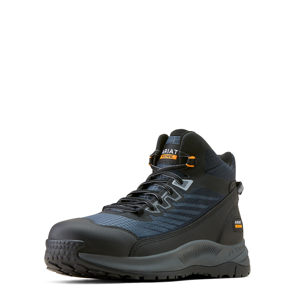 Outpace Shift Mid Composite Toe Work Shoe - 981-Dark Shadow | Ariat 10050844