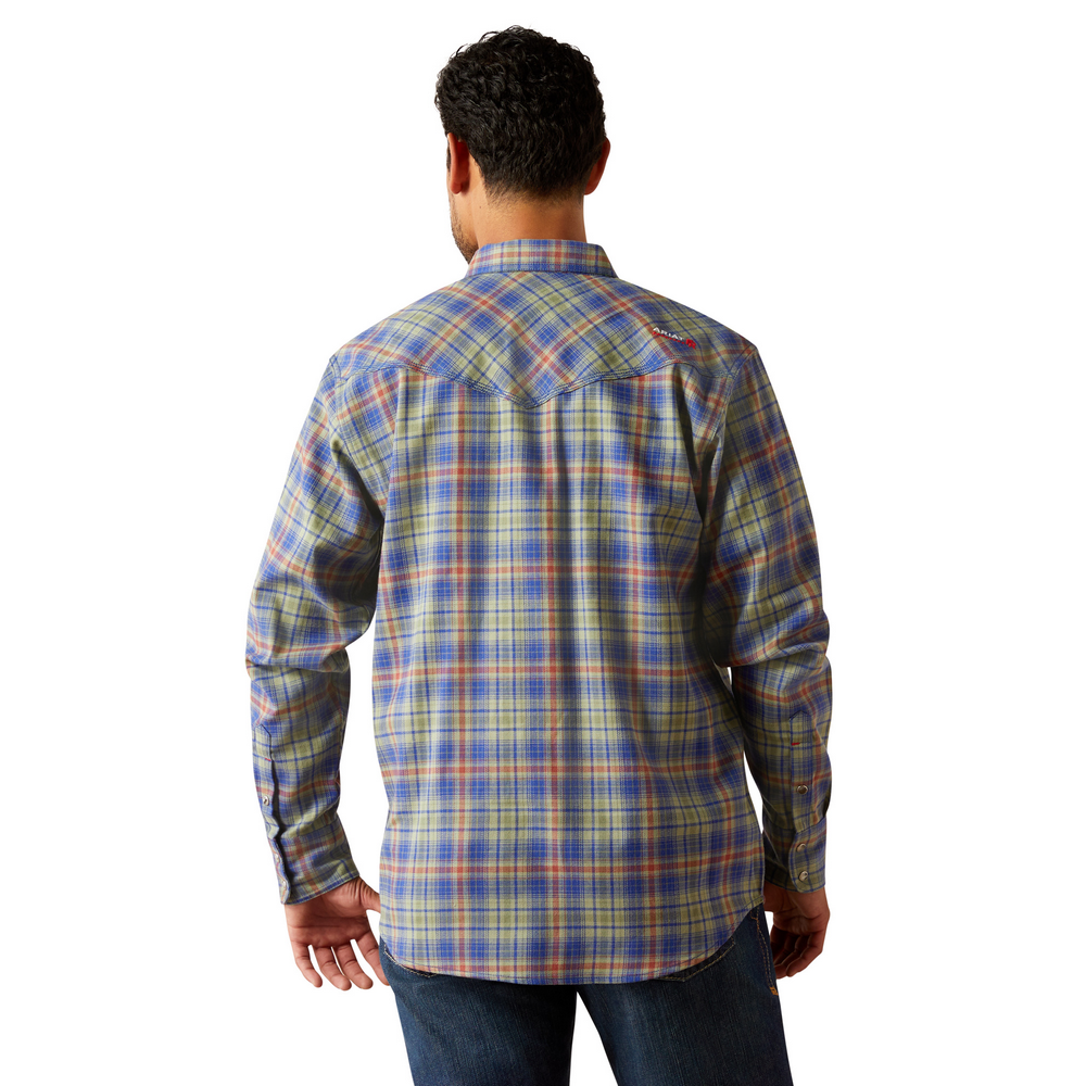 Fr Wilshire  Retro Fit Work Shirt - 300-Oil Green | Ariat 10054456