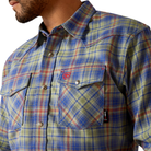 Fr Wilshire  Retro Fit Work Shirt - 300-Oil Green | Ariat 10054456