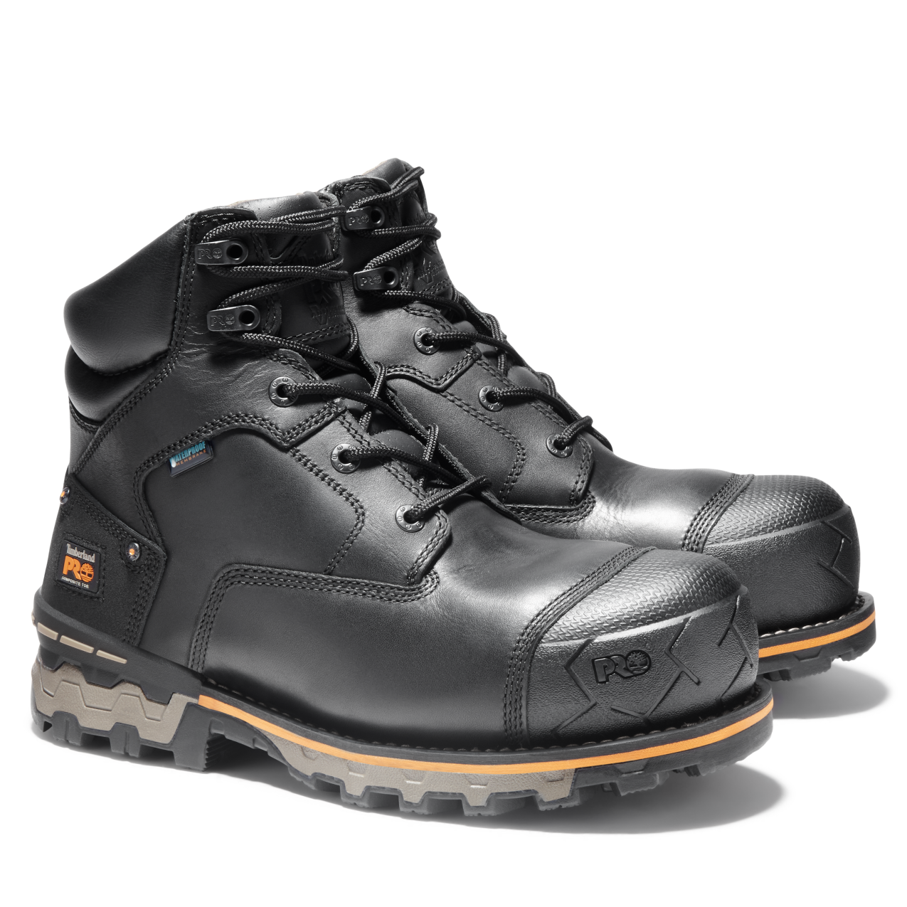 Mens 6IN BOONDOCK CT WP 001-Black | Timberland PRO TB1A1FZP