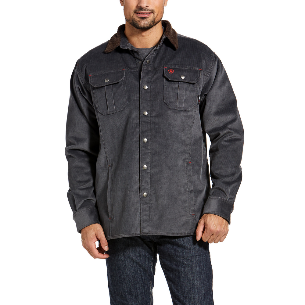 Men's FR Sherpa Lined Corduroy Shirt Jac | Ariat 10032972 – The