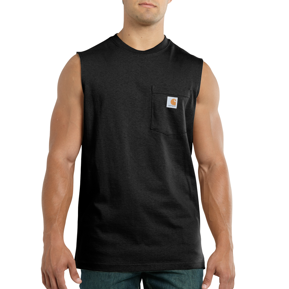 Men's Workwear Pocket Sleeveless T-Shirt | Carhartt 100374 – The
