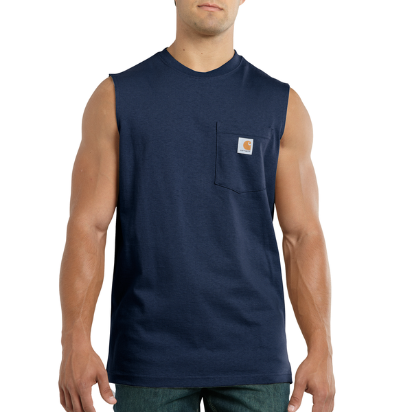 Men's Workwear Pocket Sleeveless T-Shirt | Carhartt 100374 – The