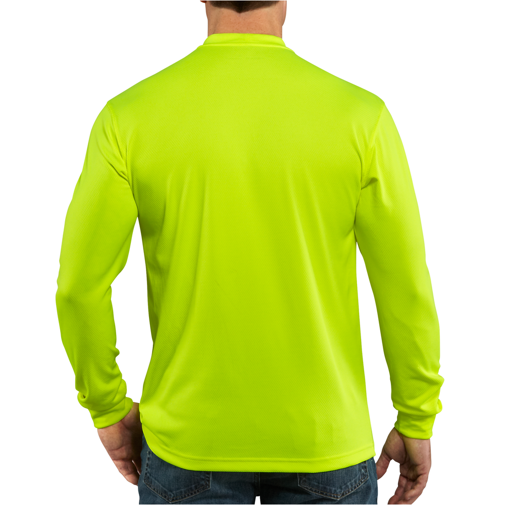 Mens Hi-Vis Color Enhanced Long Sleeve Tee | Carhartt 100494 – The