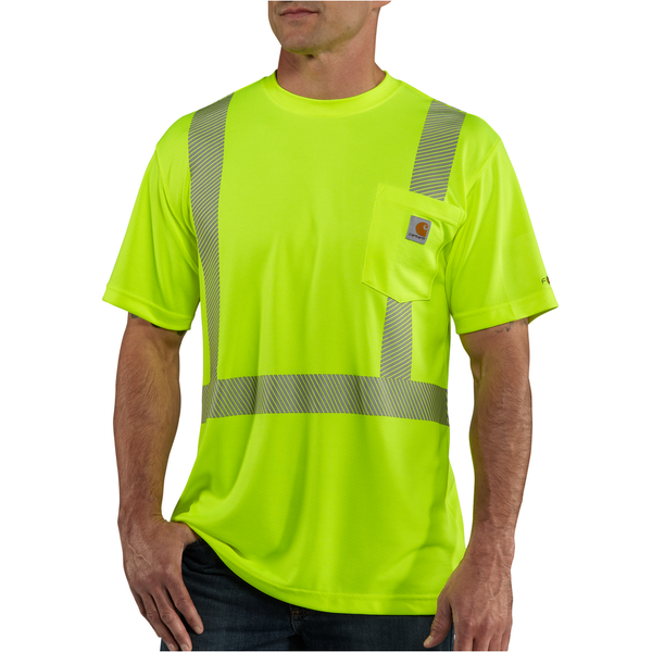 Mens Hi-Vis Force Short Sleeve Class 2 Tee | Carhartt 100495 – The