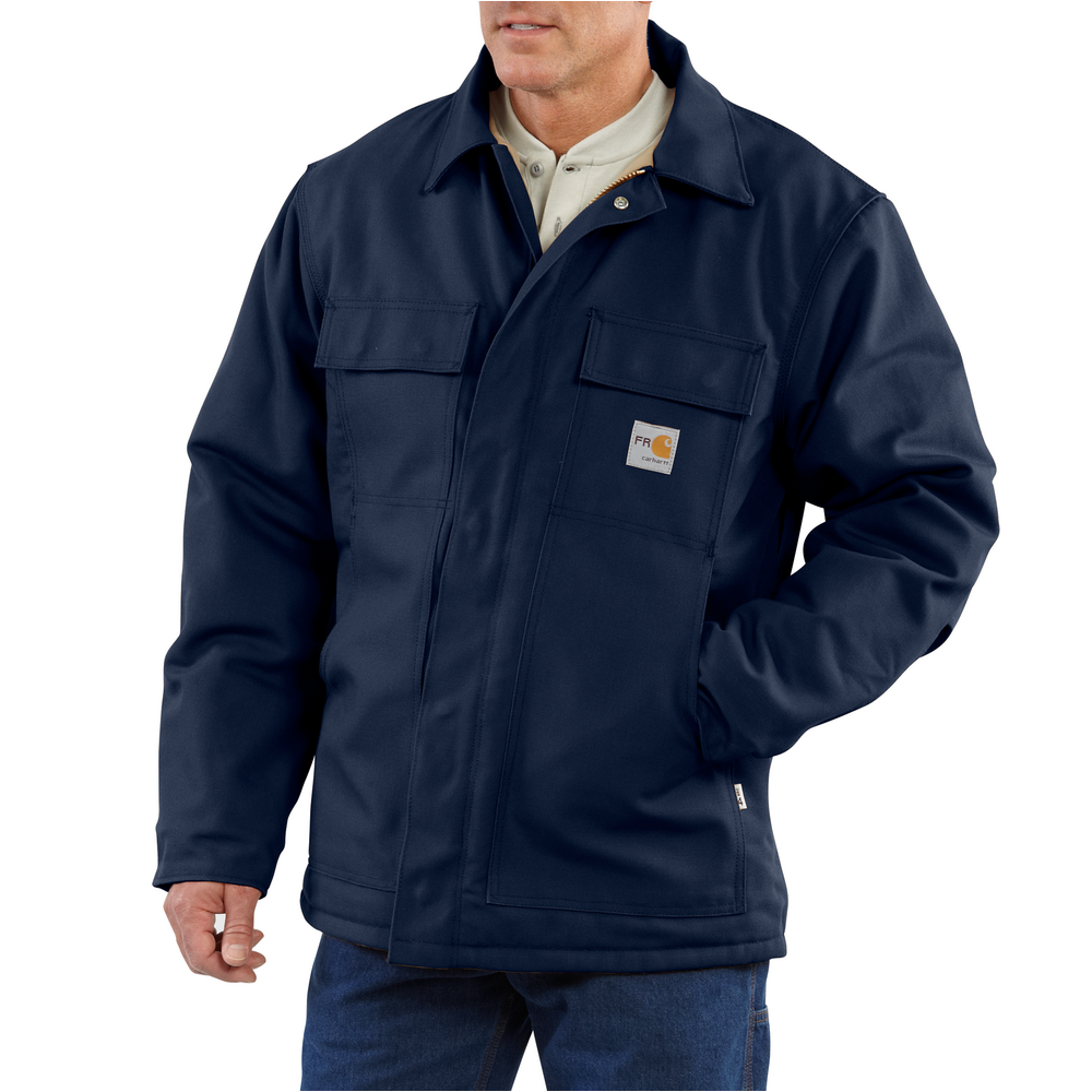 Men's FR Cotton Duck Traditional Coat | Carhartt 101618 – The Men's FR Cotton Duck Traditional Coat | Carhartt 101618 – The