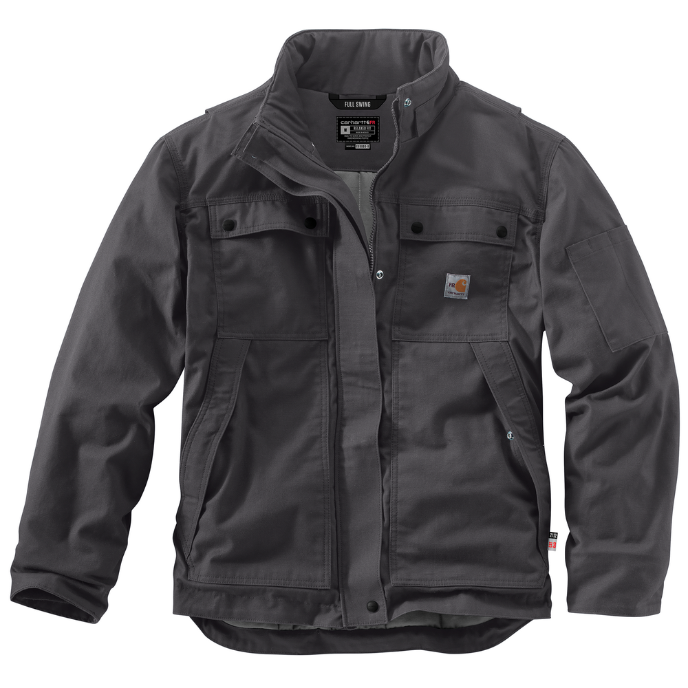 Flame Resistant Full Swing Relaxed Fit Quick Duck Insulated Coat