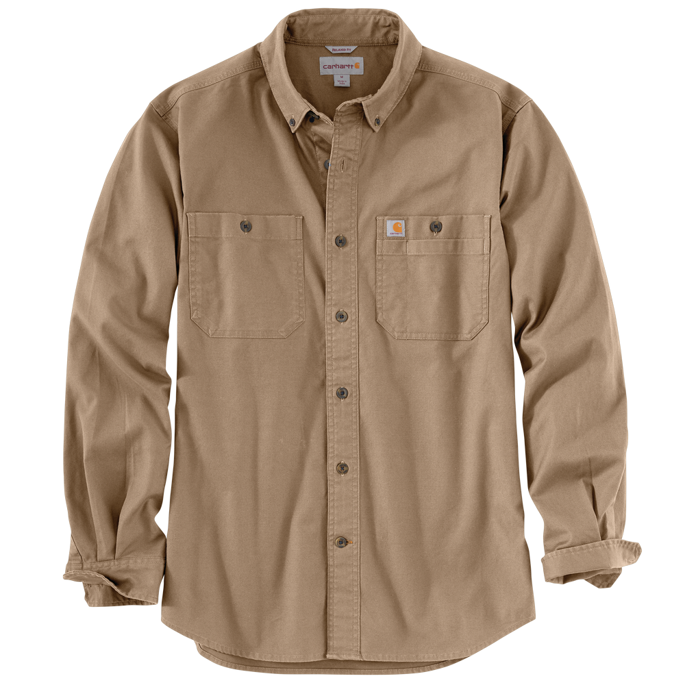carhartt long sleeve dress shirts Carhartt Rugged Professional Series Long Sleeve Shirt CT106689 Navy S