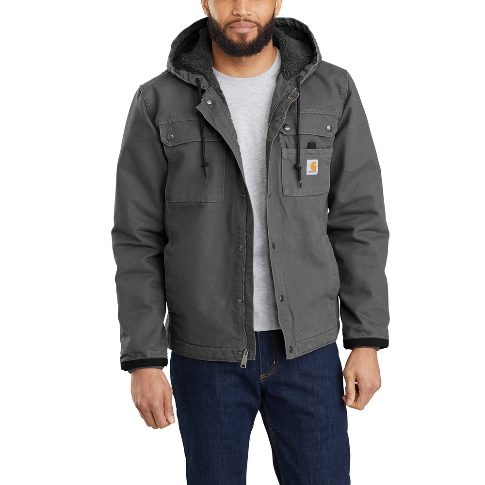Carhartt ダークグレー ジャケット Men's Washed Duck Bartlett Jacket | Carhartt 103826 – The Workwear