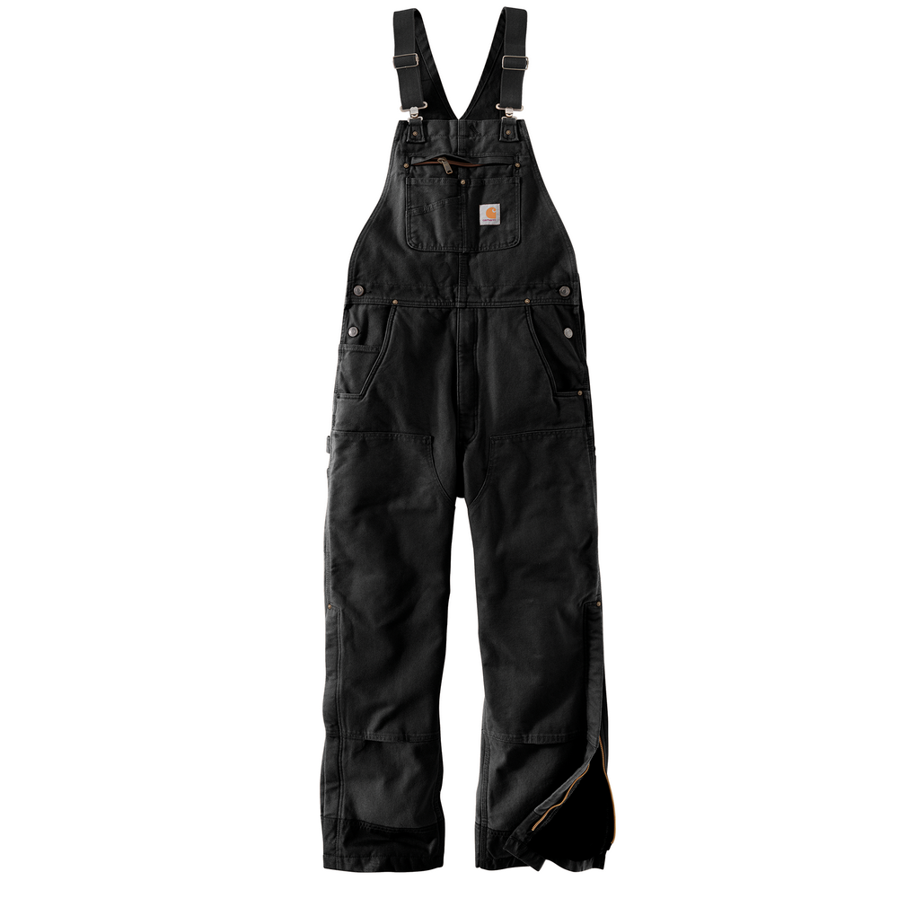 Men's Quilt Lined Washed Duck Bib Overalls | Carhartt 104031 – The