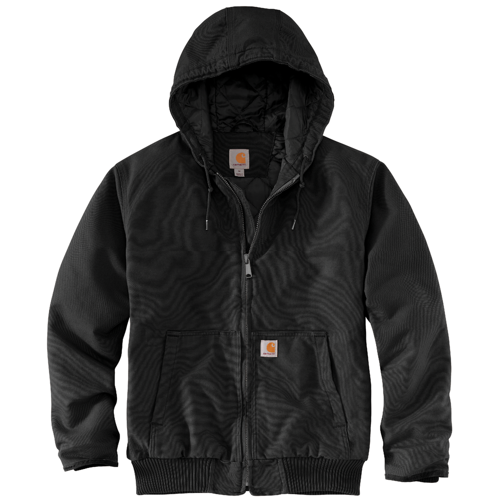 Carhartt アクティブジャケット 104050 ブラック M Loose Fit Washed Duck Insulated Active Jacket | Carhartt 104050