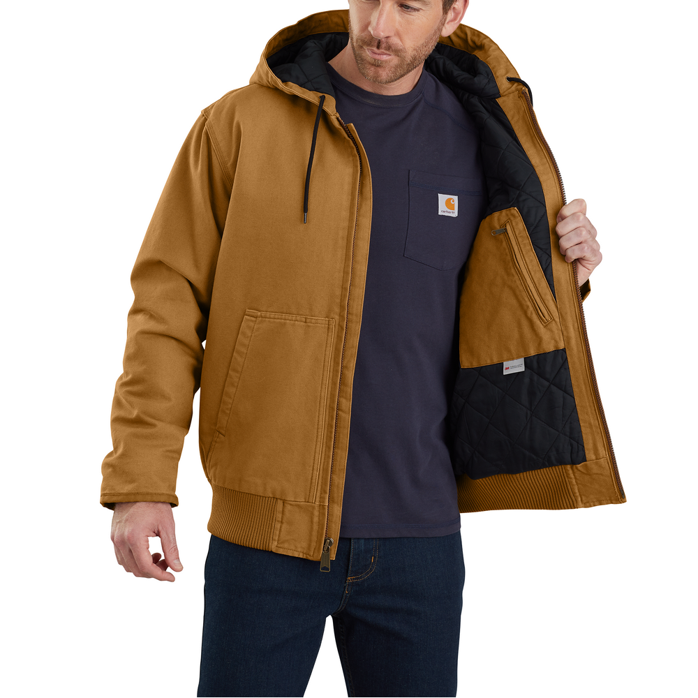 Loose Fit Washed Duck Insulated Active Jacket | Carhartt 104050
