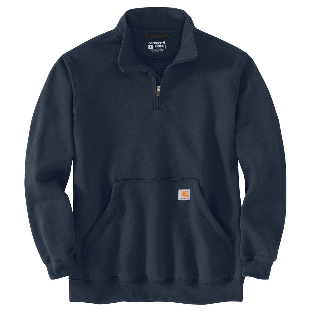 Loose Fit Midweight Quarter-Zip Mock-Neck Sweatshirt | Carhartt Loose Fit Midweight Quarter-Zip Mock-Neck Sweatshirt | Carhartt