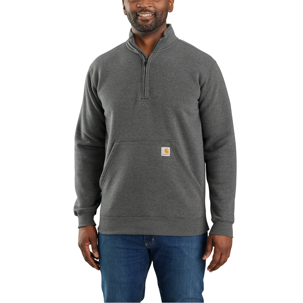 Carharttパーカー Loose Fit Midweight Quarter-Zip Mock-Neck Sweatshirt | Carhartt