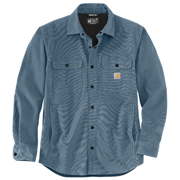 Carhartt GAREN SHIRT JAC ジャケット　S Rugged Flex Relaxed Fit Canvas Fleece-Lined Shirt Jac | Carhartt