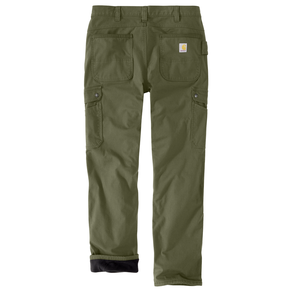 Rugged Flex® Relaxed Fit Ripstop Cargo Fleece-Lined Work Pant