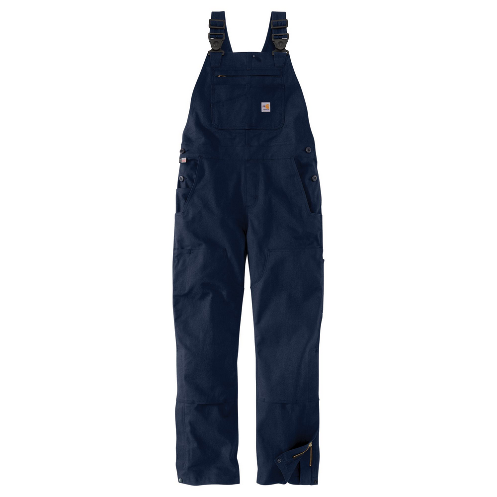 Flame Resistant Rugged Flex Loose Fit Duck Bib Overall | Carhartt