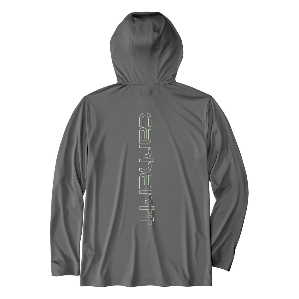Force Sun Defender™ Lightweight Long-Sleeve Hooded Logo Graphic T