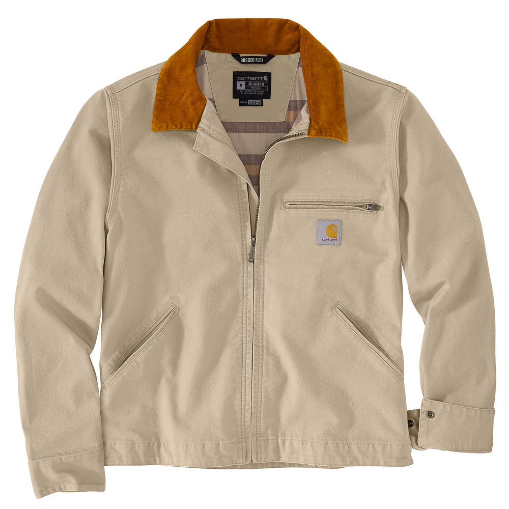 ガウディ Carhartt Brown J25 CML Sandstone Duck Active Jacket 3XL Tall