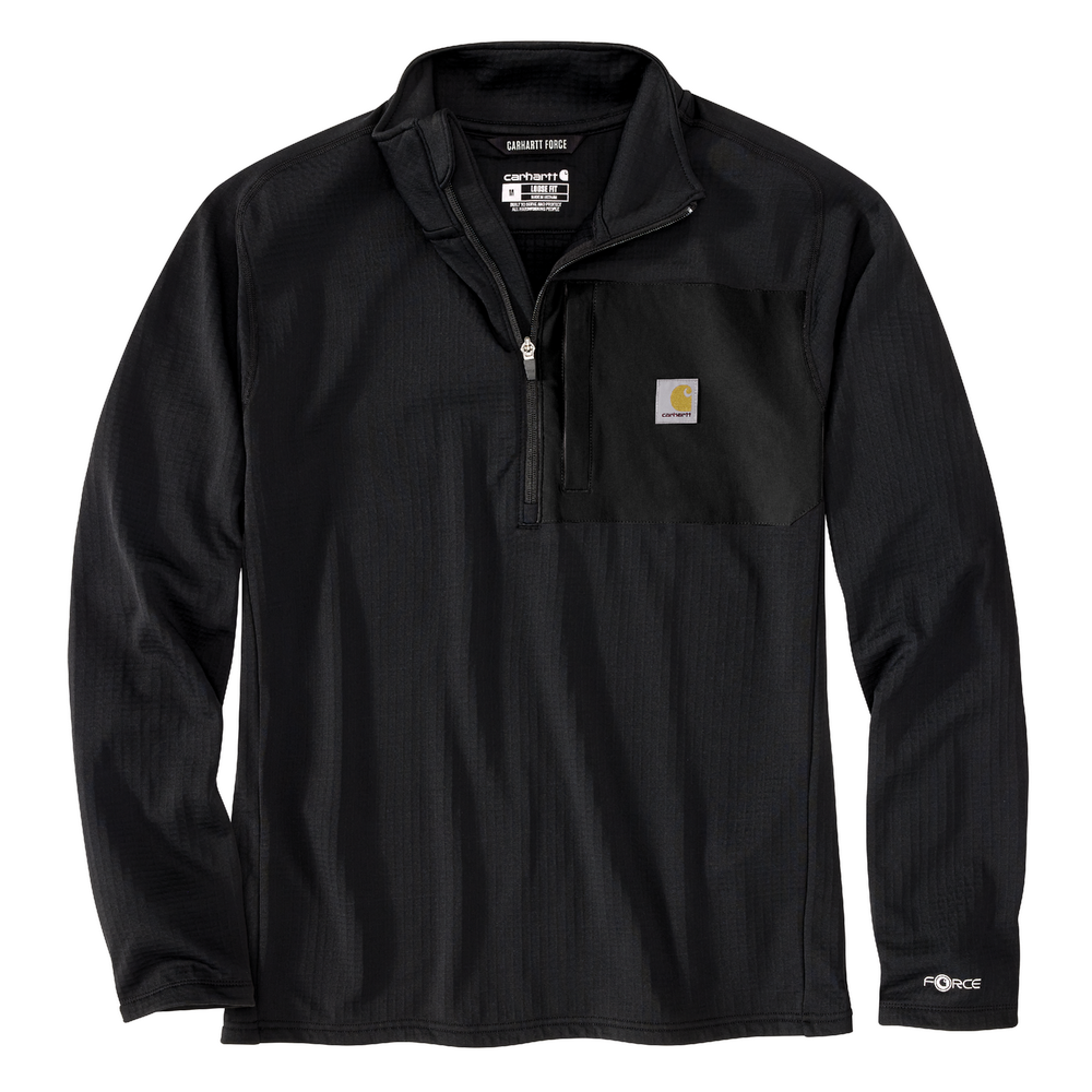 Force Relaxed Fit Mock Neck Half-Zip T-Shirt | Carhartt 106423