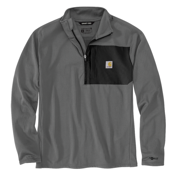 Force Relaxed Fit Mock Neck Half-Zip T-Shirt | Carhartt 106423
