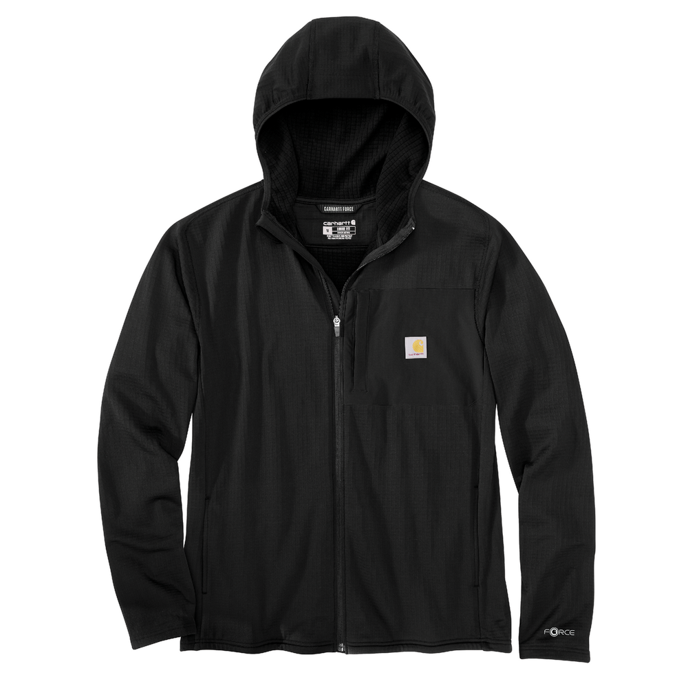Force Relaxed Fit Full-Zip Long-Sleeve Hooded T-Shirt | Carhartt