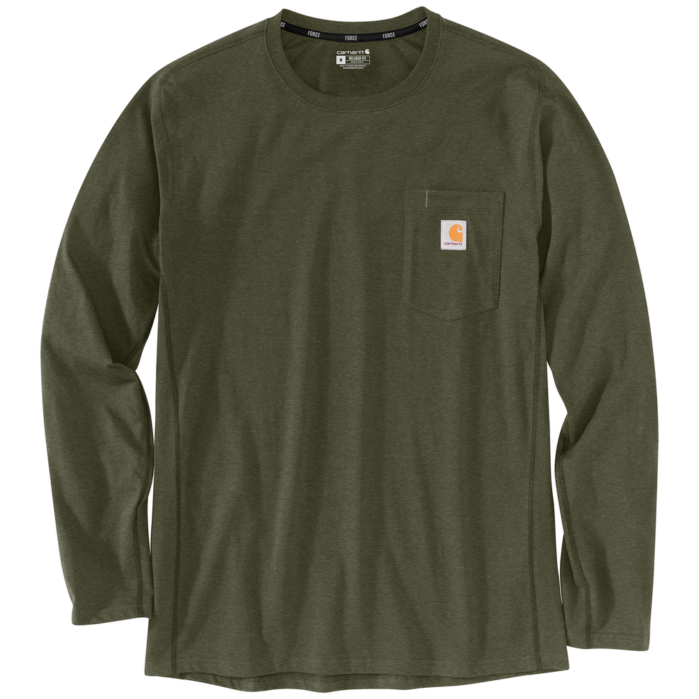 Force Relaxed Fit Midweight Long-Sleeve Pocket T-Shirt | Carhartt