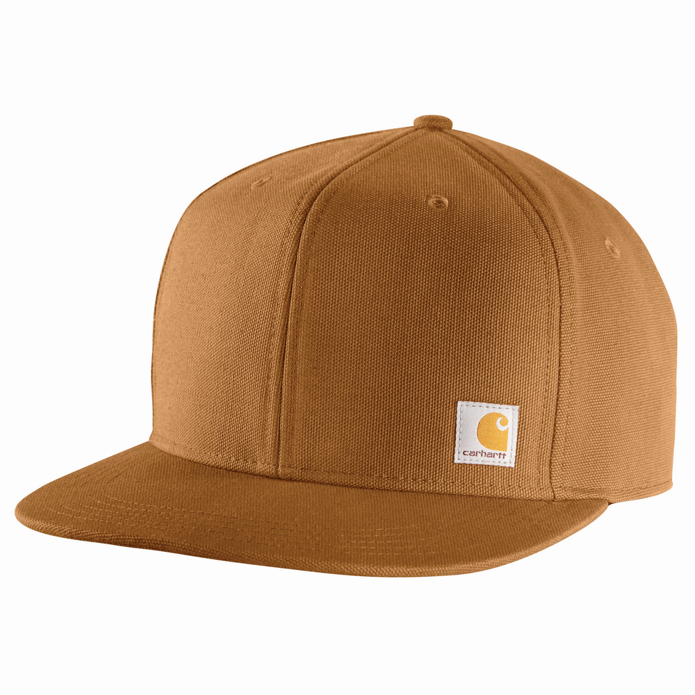 Firm Duck Flat Brim Cap | Carhartt 106665 – The Workwear Store