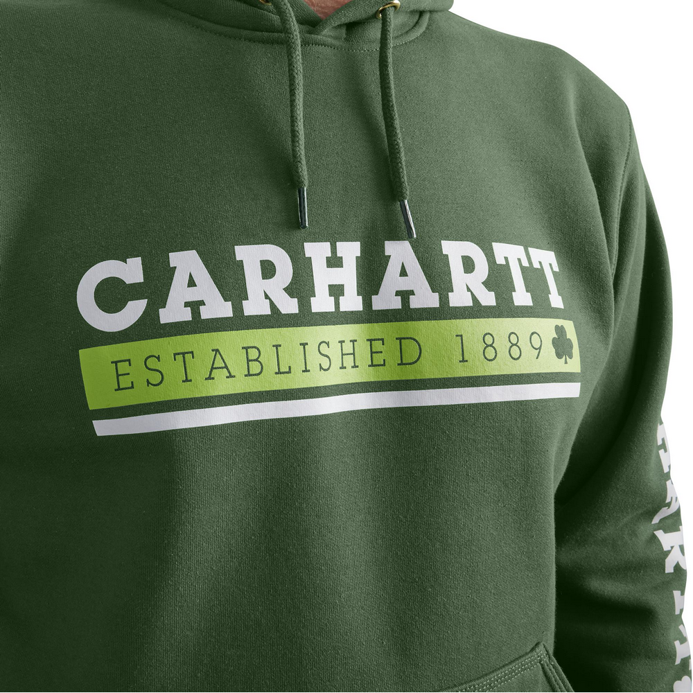 Loose Fit Midweight Hooded Shamrock Graphic Sweatshirt | Carhartt