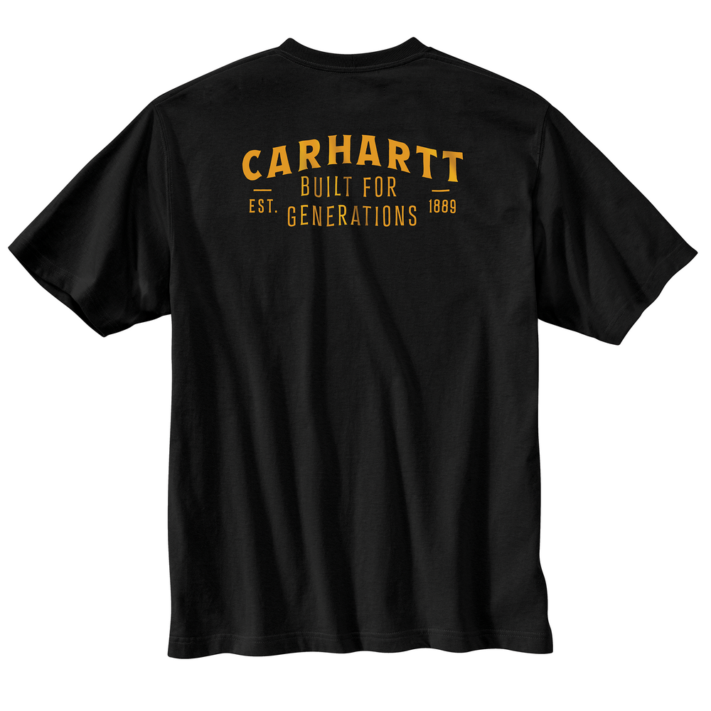 Relaxed Fit Lightweight Short-Sleeve Pocket Built Graphic T-Shirt
