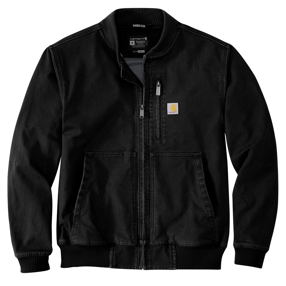 レディース　Carhartt アクティブジャケット ブラック　Ｍサイズ Rugged Flex Duck Relaxed Fit Bomber Jacket | Carhartt 106781 – The