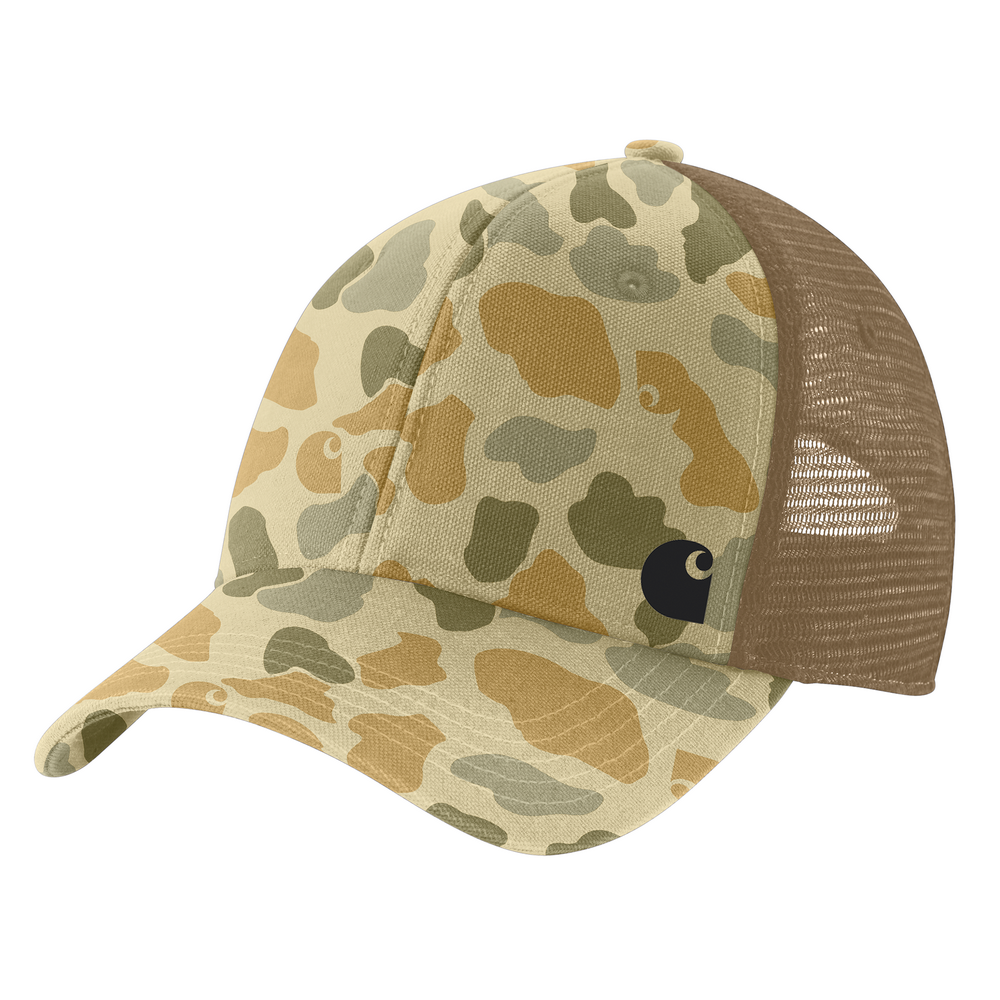 Canvas Mesh-Back Camo Cap | Carhartt 106786 – The Workwear Store