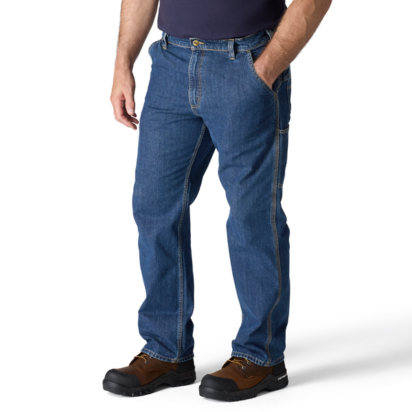 FR Loose Straight Denim Dungaree - HR9-Alder | Carhartt 107229
