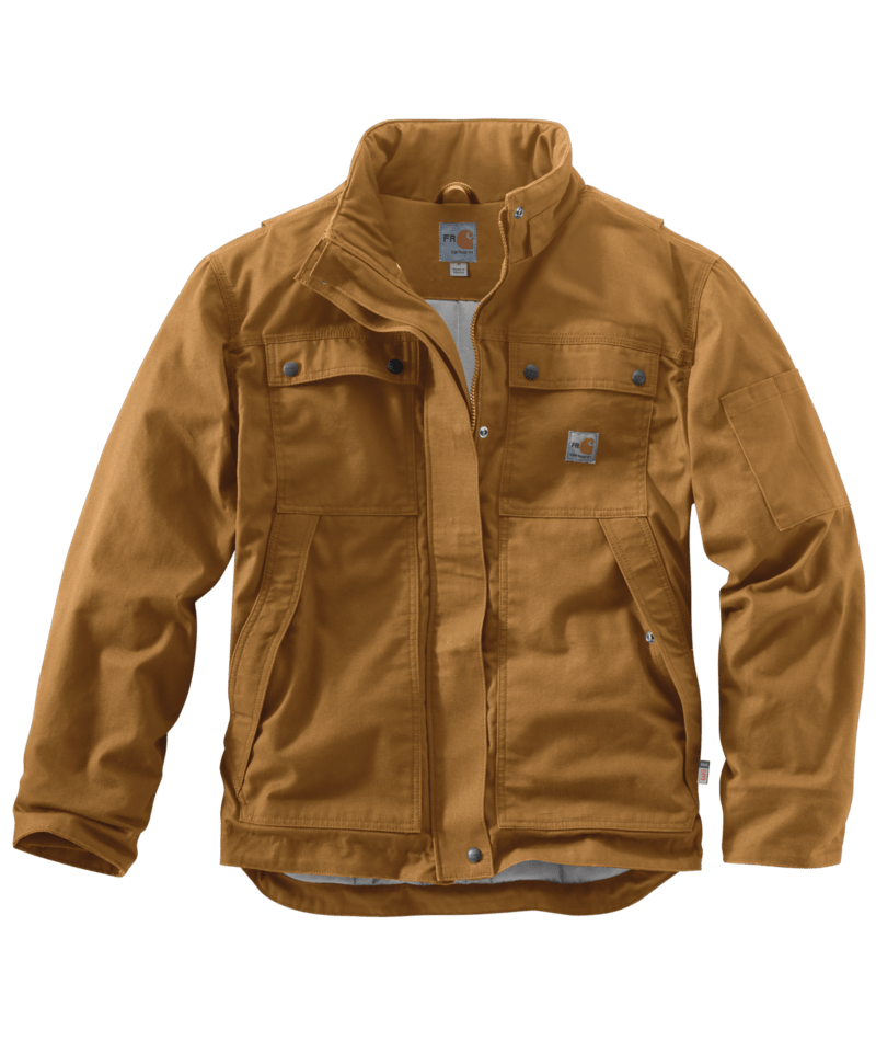 FR QUICK DUCK COAT - BRN-Carhartt Brown | Carhartt 107617
