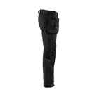 4-Way Stretch Work Pants - 9954-Black/Orange | Blaklader 16221644