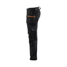 4-Way Stretch Work Pants - 9954-Black/Orange | Blaklader 16221644