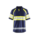 Visibility Polo - 8933-Navy Blue/Yellow Hi-Viz | Blaklader 34681051