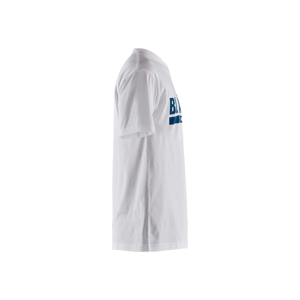 Short Sleeve Branded T-Shirt - 1000-White | Blaklader 35551042