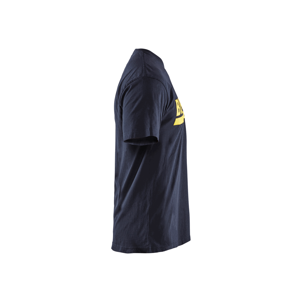 Short Sleeve Branded T-Shirt - 8600-Dark Navy Blue | Blaklader 35551042