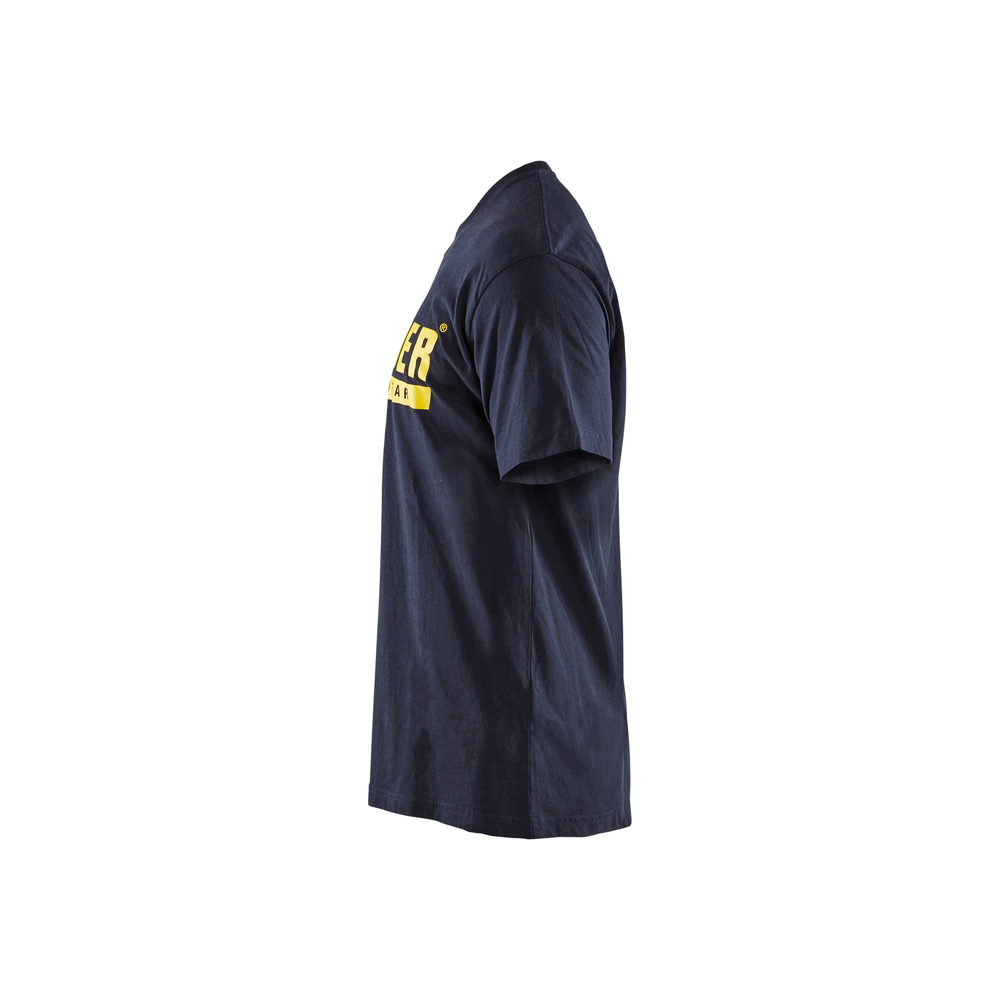 Short Sleeve Branded T-Shirt - 8600-Dark Navy Blue | Blaklader 35551042