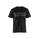 Short Sleeve Branded T-Shirt - 9900-Black | Blaklader 35551042
