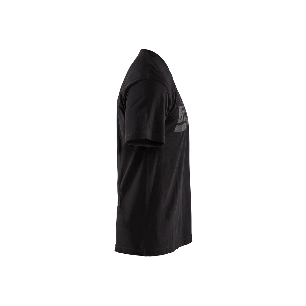 Short Sleeve Branded T-Shirt - 9900-Black | Blaklader 35551042