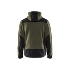 Knitted Fleece Jacket - 4199-Autumn Green/Black | Blaklader 47402536
