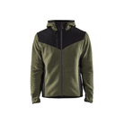 Knitted Fleece Jacket - 4199-Autumn Green/Black | Blaklader 47402536