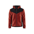 Knitted Fleece Jacket - 5999-Burned Red/Black | Blaklader 47402536