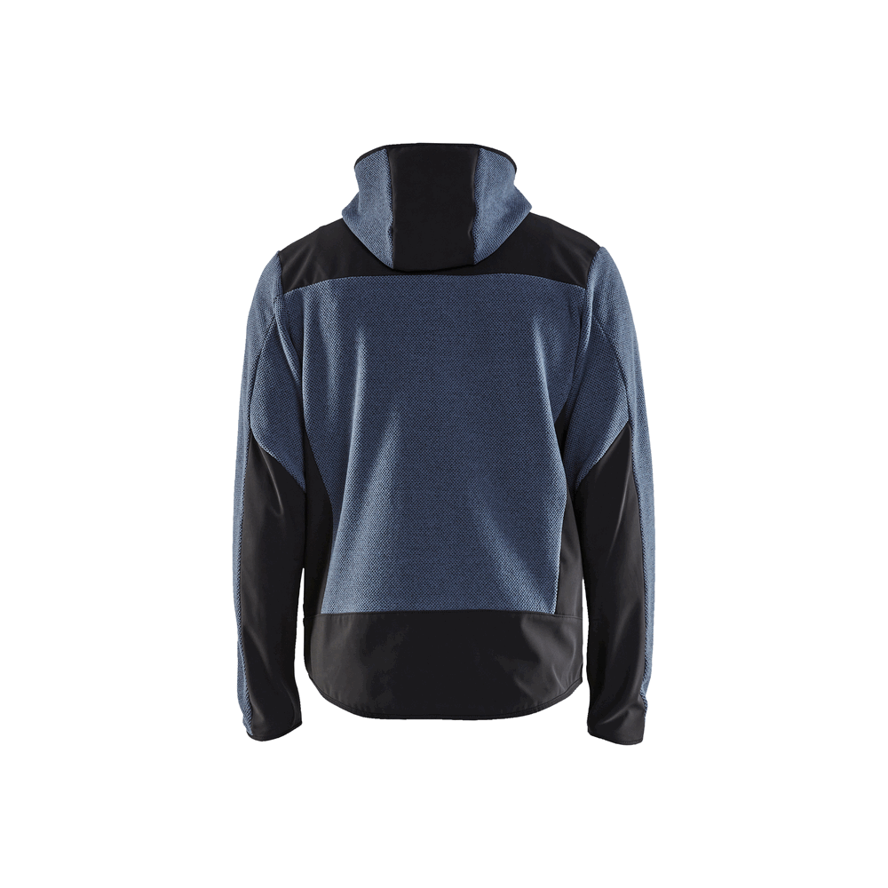 Knitted Fleece Jacket Numb - 8299-Blue/Black | Blaklader 47402536