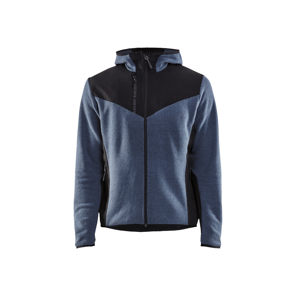 Knitted Fleece Jacket Numb - 8299-Blue/Black | Blaklader 47402536