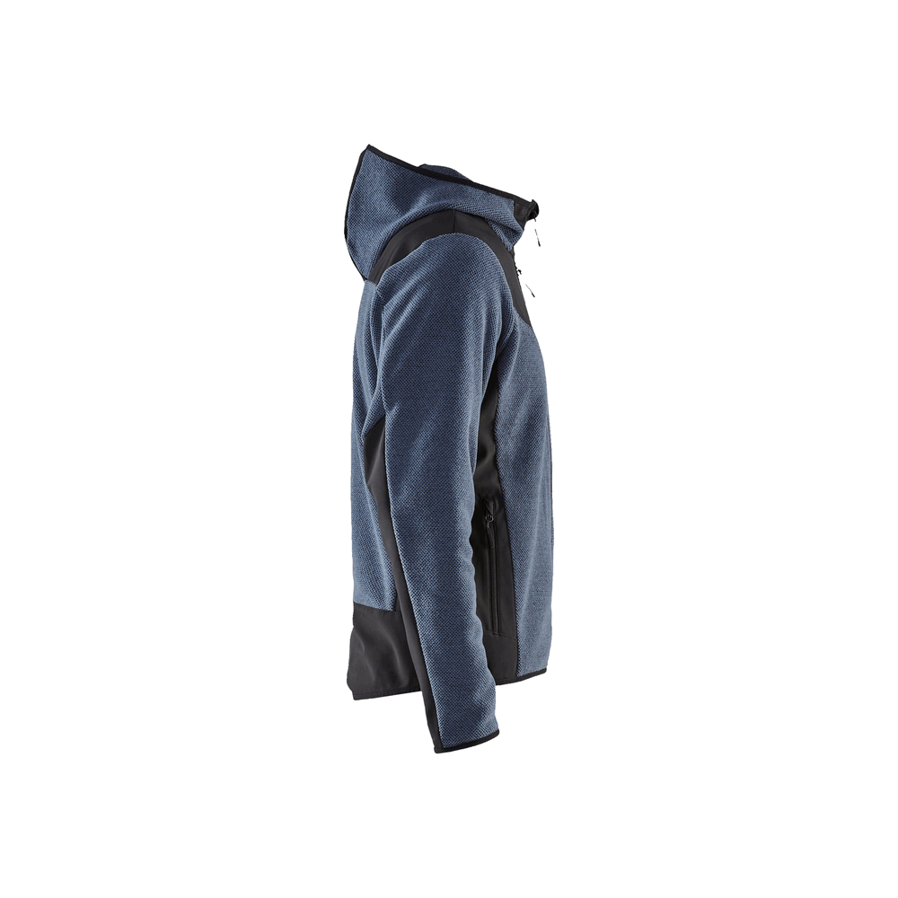 Knitted Fleece Jacket Numb - 8299-Blue/Black | Blaklader 47402536